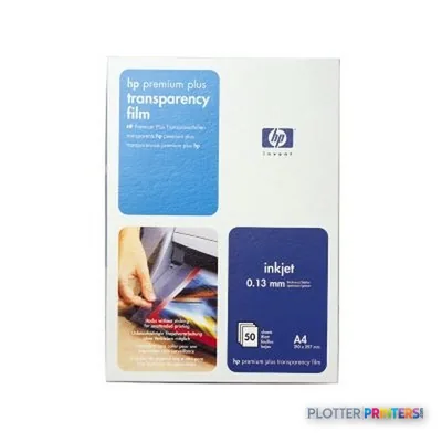 HP Premium Plus Inkjet Transparency Film-20 sht/A4/210 x 297 mm
