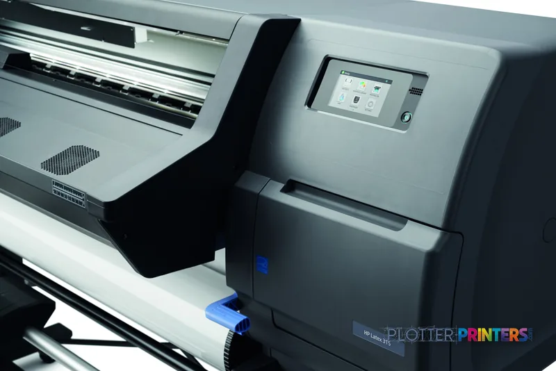HP Latex 315 Printer product image showing grey large-format inkjet printer with touchscreen control panel