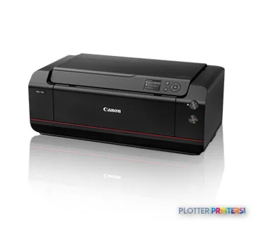 Canon imagePROGRAF PRO-500 large format printer, front product view showing black inkjet device with control panel