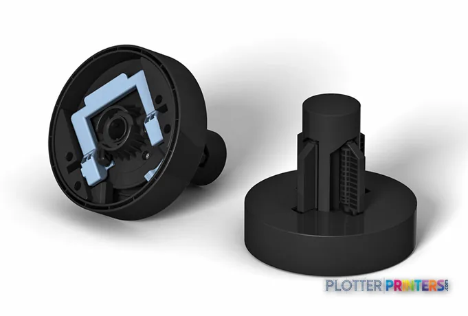 Epson SureColor P8000 printer feet product image showing black circular base with mounting hardware