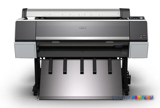 Epson SureColor P8000 large format printer product image showing front view with silver and black finish