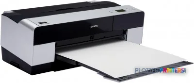 Epson Stylus Pro 3880 large-format printer product image showing front view with output tray extended