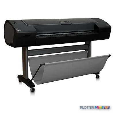 HP Designjet Z2100 44" large format printer product image showing front view with paper tray