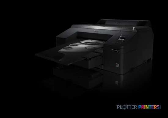 Epson SureColor SC-P5000 Violet Spectro 240V large-format printer product image with output tray extended