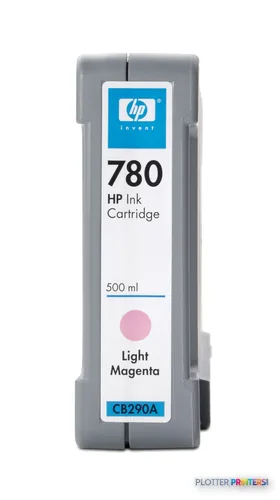 HP 780 Light Magenta Ink Cartridge, 500 ml (CB290A)