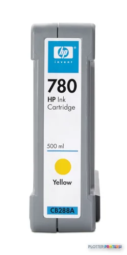 HP 780 Yellow Ink Cartridge, 500 ml (CB288A)