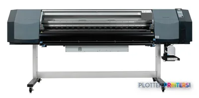 HP DesignJet 8000s Printer product image showing front view of large-format printer with dark gray housing and metal stand