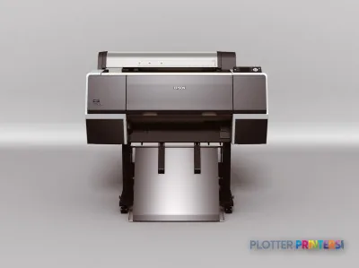 Epson Stylus Pro 7700 large-format printer product image showing front view with paper roll stand