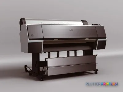 Epson Stylus Pro 9700 large-format printer product image showing front view with roll feed system