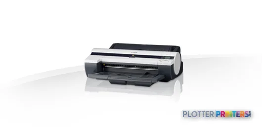 Canon imagePROGRAF iPF610 large format printer product image showing the device from an angled side view