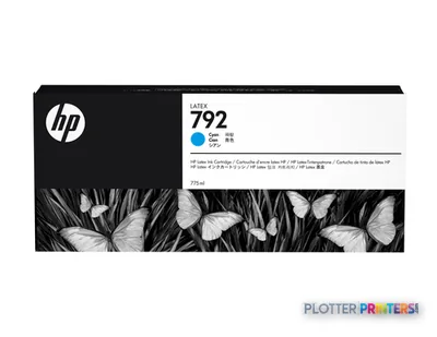 HP 792 775-ml Cyan Latex Ink Cartridge print head Thermal inkjet