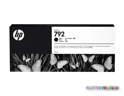 HP 792 775-ml Black Latex Ink Cartridge print head Thermal inkjet