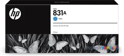 HP 831A 775-ml Cyan Latex Ink Cartridge
