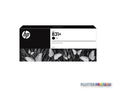 HP 831A 775-ml Black Latex Ink Cartridge