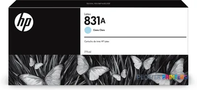 HP 831A 775-ml Light Cyan Latex Ink Cartridge