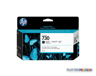 HP 730 130-ml Matte Black DesignJet Ink Cartridge