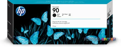 HP 90 3-pack 775-ml Black Ink Cartridges print head Thermal inkjet