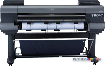 Canon imagePROGRAF iPF8300 large-format printer product image showing front view with roll media loaded