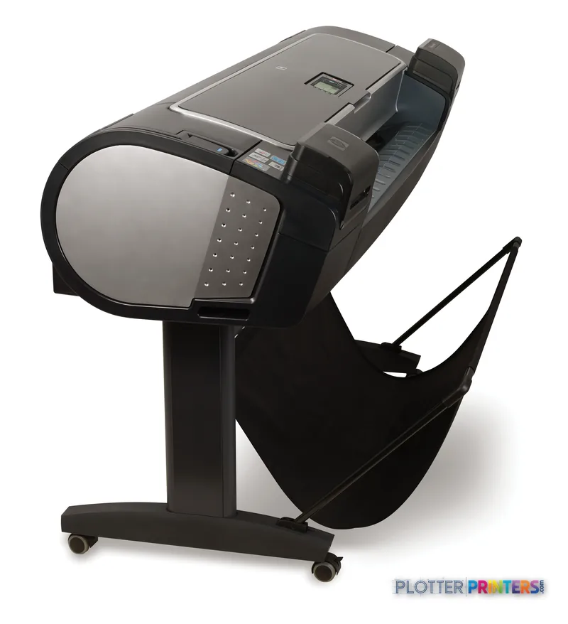 HP Designjet Z5200 large format printer product image showing front view with roll feed system
