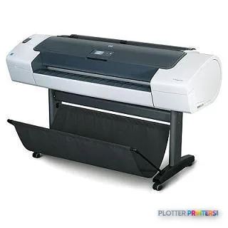 HP Designjet T770 610 mm large format printer product image showing white and black printer on stand