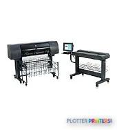 HP DesignJet 4500mfp EN large format printer product image showing front view