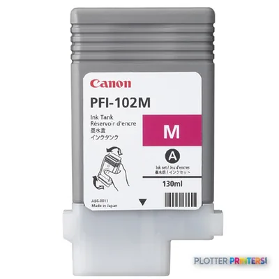 Canon PFI-102M Magenta Ink Cartridge, 130 ml (0897B001)