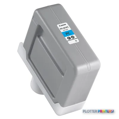 Canon PFI-301PC Photo Cyan Ink Cartridge, 330 ml (1490B001)