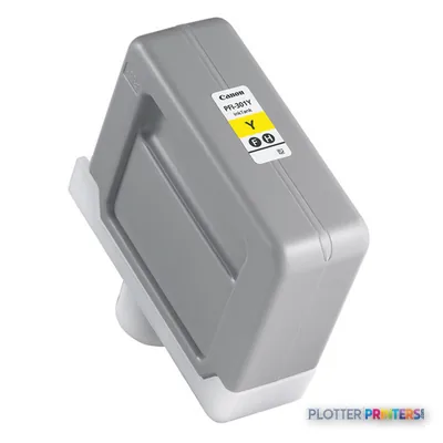 Canon PFI-301Y Yellow Ink Cartridge, 330 ml (1489B001)