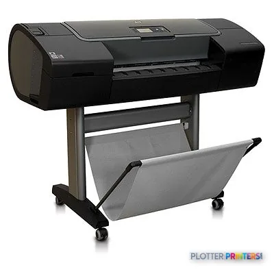 HP Designjet Z2100 24-in Photo Printer large format printer shown from front angle with output tray extended