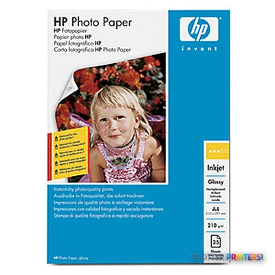 HP Glossy Photo Paper 210 g/m²-A4/210 x 297 mm/25 sht