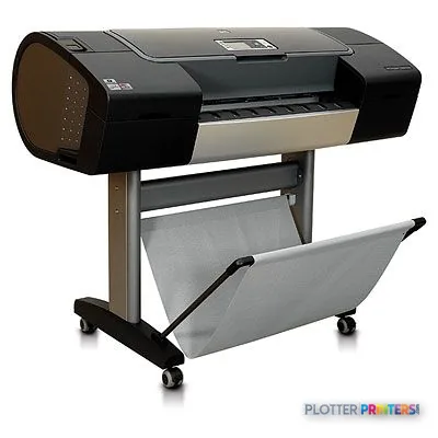 HP Designjet Z3100 24-in Photo Printer large format printer with stand and output tray