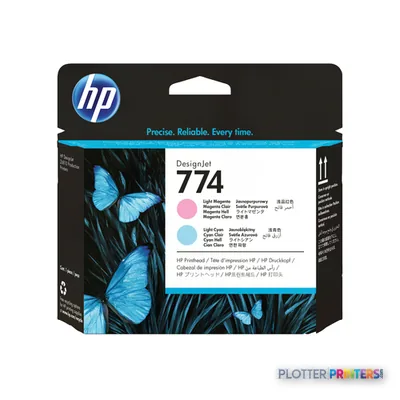 HP 774 Light Magenta/Cyan DesignJet Printhead