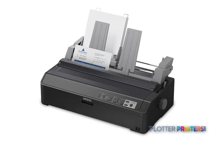 Epson C11CF40201 large format printer product image showing front view with paper loaded
