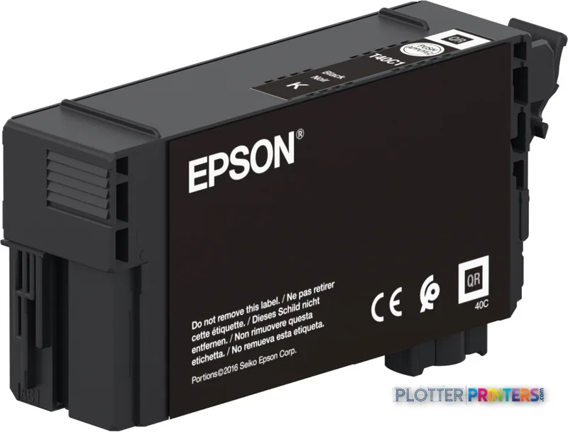 Epson SureColor SC-T3100N ink cartridge product image showing black cartridge with Epson branding