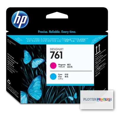 HP 761 Magenta/Cyan DesignJet Printhead