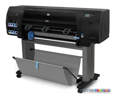 HP DesignJet Z6200 large-format photo printer product image showing front view with paper tray