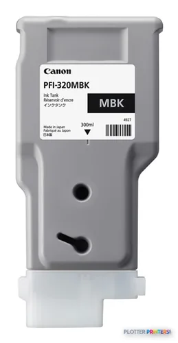 Canon PFI-320MBK Matte Black Ink Cartridge, 300 ml (2889C001)