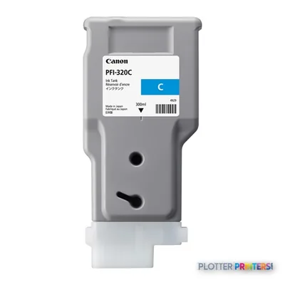 Canon PFI-320C Cyan Ink Cartridge, 300 ml (2891C001)