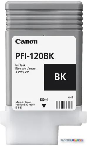 Canon PFI-120BK Black Ink Cartridge, 130 ml (2885C001)