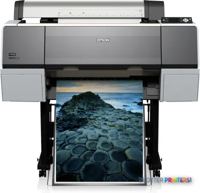 Epson Stylus Pro 7890 large-format printer product image showing front view with landscape photo output