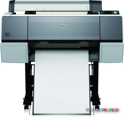 Epson Stylus Pro 7890 large-format printer product image showing front view with white paper loaded