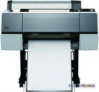 Epson Stylus Pro 7890 large-format printer product image showing front view with white paper loaded