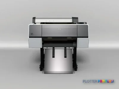 Epson Stylus Pro 7890 large-format printer front product view with open paper tray