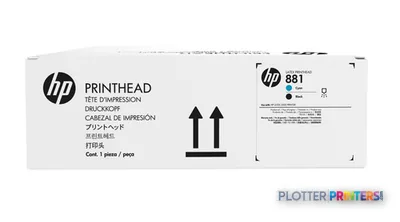 HP 881 Cyan/Black Latex Printhead print head Thermal inkjet