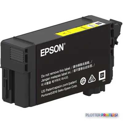 Epson UltraChrome XD2 Yellow Ink Cartridge, 50 ml (T40W420)
