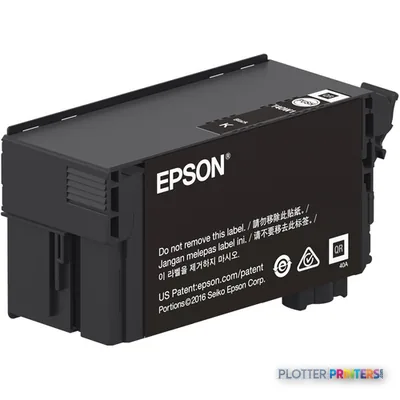 Epson UltraChrome XD2 Black Ink Cartridge, 80 ml (T40W120)