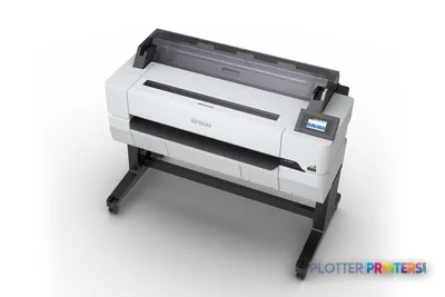 Epson SureColor T5470 large format printer product image showing white and grey inkjet printer on stand