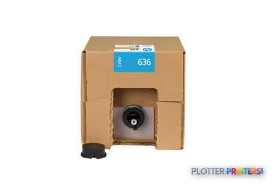 HP 636 3-liter Cyan Stitch Dye Sublimation Ink Cartridge
