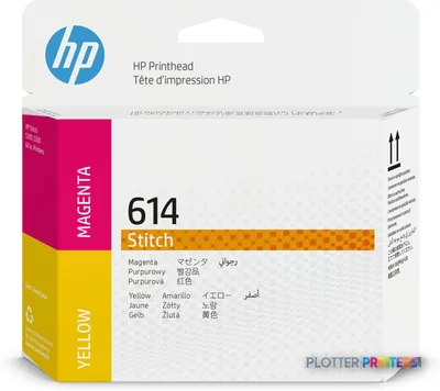 HP 614 Magenta and Yellow Stitch Dye Sublimation Printhead print head Thermal inkjet