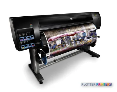 HP Designjet Z6200 60-in Photo Printer product image showing the large-format printer with color photo output